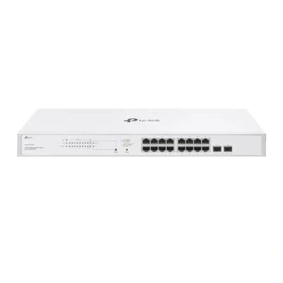 Imagen de TP Link Festa FS318GP Switch PoE+ Gigabit de 18 Puertos, 16 Puertos PoE, Presupuesto 150W, Gestión en la Nube, QoS para Videovigilancia y Redes Empresariales