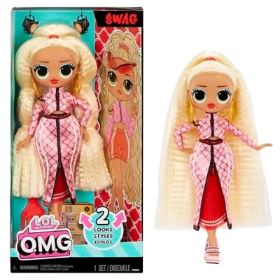Imagen de L.O.L. Surprise! Muñeca de Moda OMG Swag con Múltiples Sorpresas Que Incluyen Transformable y Accesorios Fabulosos para Niños Niñas Mayores 4 Años