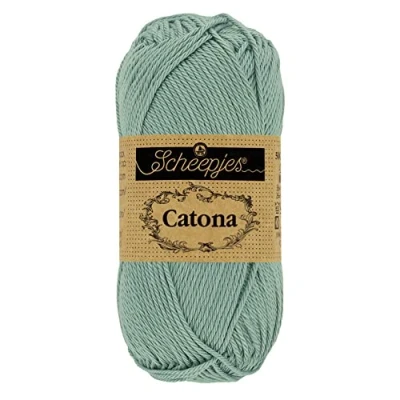 Imagen de Scheepjes 528 Plata Azul Catona Hilo 1x25g