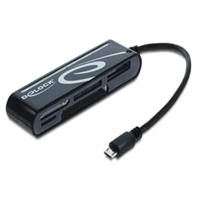 Imagen de Delock Lector De Tarjetas 6 Ranuras Otg Microusb