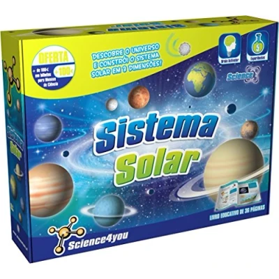 Imagen de Science4you sol Sistema Solar brilla en la oscuridad Juguete para construir un Proyetor Planetario Regalo Astronomia ideal niños, multicolor, +8 a&amp;ntildeos (600065)