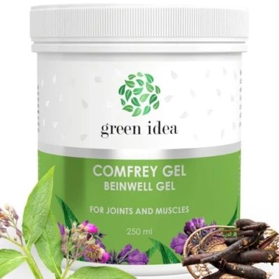 Imagen de Gel Consuelda de masaje para Articulaciones y músculos con efecto curativo Dolor Musculares, Tendones Ungüento Hierbas Naturales 250 ml