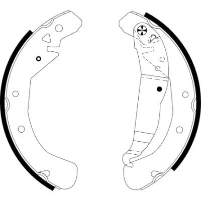 Imagen de TEXTAR 91060100 Zapatas de freno 230 42 con palanca mano OPEL: Astra G Berlina, Combo C Tour, CC