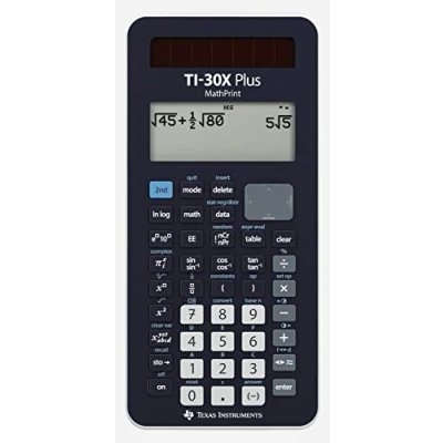 Imagen de Texas Instruments 30 X plmp/TBL/3e1/A wissensc antiadherente Calculadora científica TI Plus mathprint (4 líneas)