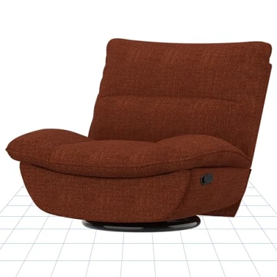 Imagen de FLEXISPOT sillón de relajación, Maueller, para Dormir, Giratorio con función Mecedora, Tele Respaldo Ajustable, reclinable Mayores y Madres Lactantes