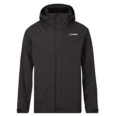 Imagen de Berghaus Hillwalker Interactive Gore Tex Chaqueta impermeable para hombre, color negro y
