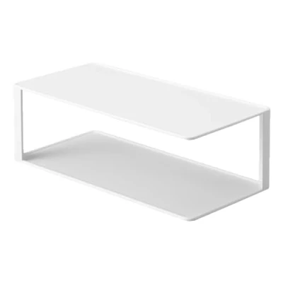 Imagen de YAMAZAKI Torre Soporte para Platos, Acero aleado, Blanco, Einheitsgröße