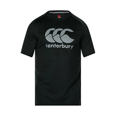 Imagen de Canterbury Vapodri Large Logo Training Camiseta, Hombre, Negro, M