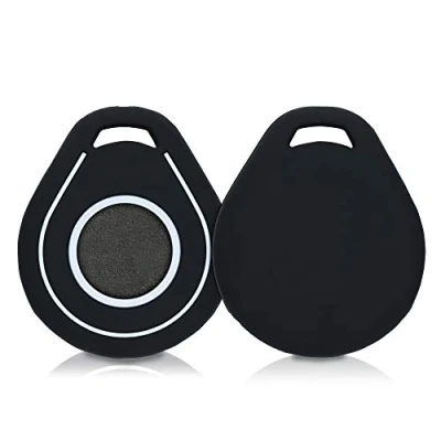 Imagen de kwmobile Funda Compatible con Llave para Motocicleta Harley Davidson Carcasa de Silicona Moto Cubierta en Negro/Blanco