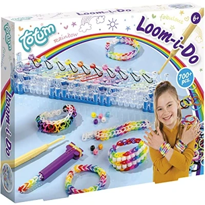 Imagen de Tm essentials Creativity Loom I Do Kit de creación Joyas con más 700 Gomas Colores (025691)