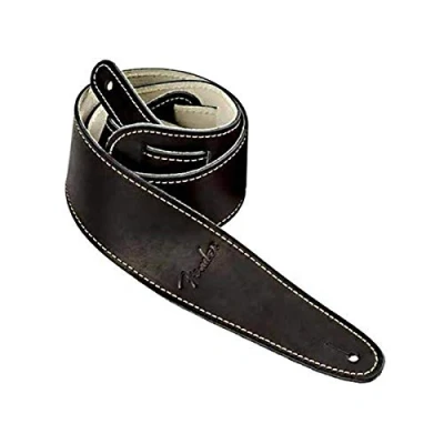 Imagen de Fender® »BALL GLOVE LEATHER GUITAR STRAP« Correa de guitarra Hecho piel guante Baseball Ancho: 6.4 cm Color: Negro