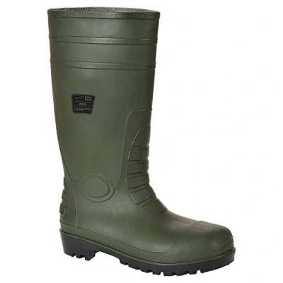 Imagen de Portwest Bota Wellington Total Safety S5,, Tamaño: 36, Color: Verde, FW95GNR36