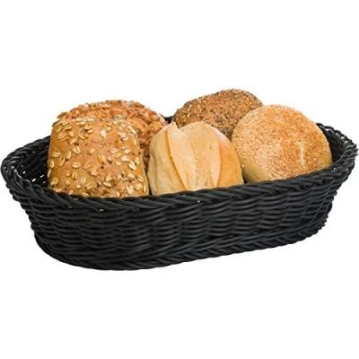 Imagen de Westmark Cesta multiusos grande, Apta para hostelería, ovalada, aprox. 32 x 23 7 cm, fibra sintética, Saleen Edition, Negro, 02010719101