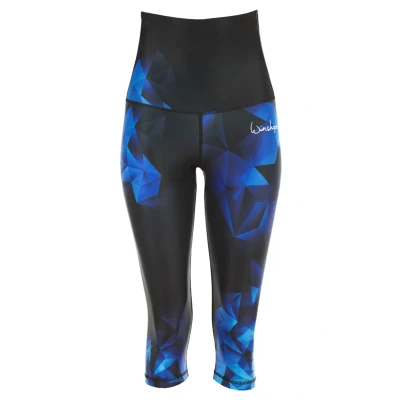 Imagen de Winshape HWL202 Brilliant HIGH Waist Pantalón 3/4 de deporte, Mujer, Talla: XXL, Ceckmate