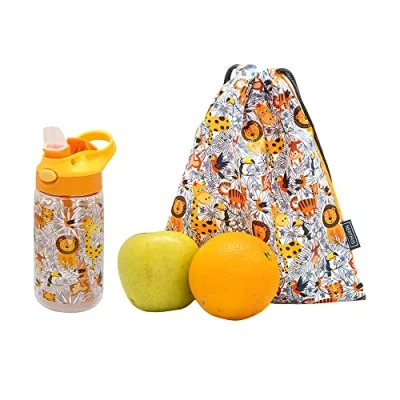 Imagen de NERTHUS FIH 982 SET Botella Tritan + Mochila Leones