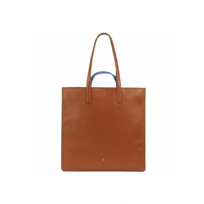 Imagen de DUDU Bolsa Grande y Suave para Mujer, de Compras Tote Piel Colorida, Doble Asa, Hombro Elegante, Mano Gran Capacidad Canela