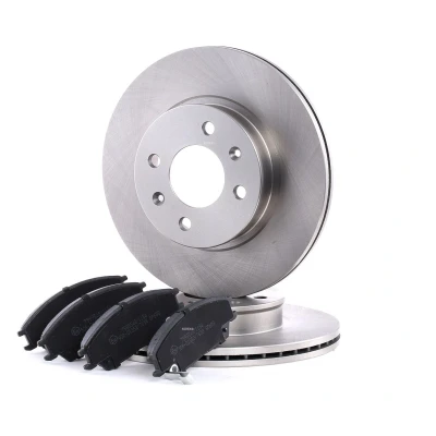 Imagen de MAPCO 47514 Kit de discos y pastillas freno Eje delantero ventilado con avisador acústico desgaste HYUNDAI: Getz norauto, oscaro, mister auto