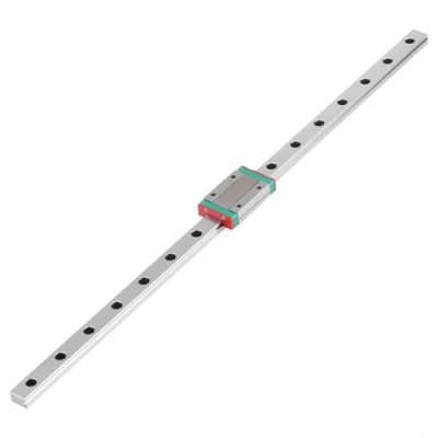 Imagen de 3D Máquina CNC 250/300/400/500/550 mm Guía de Carril Lineal Diapositivas Deslizamiento Riel con Carro Bloqueo para Impresora (400mm)
