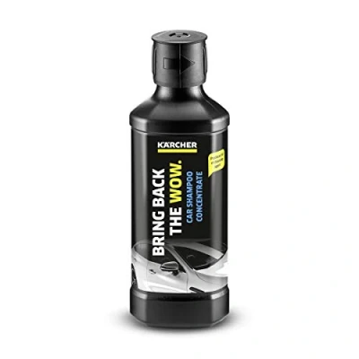 Imagen de Jabón concentrado para coches RM 562 de Kärcher, la limpieza suave vehículos, apto su uso en pintura, cristal, plástico y cromo, 500 ml producto generan 5l limpiador al diluirlo