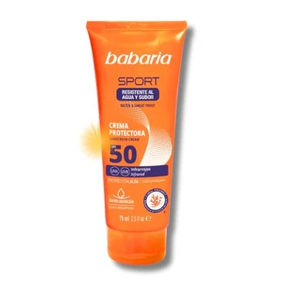 Imagen de Babaria Crema facial protección solar SPF50 Sport 75 ml