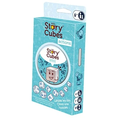 Imagen de Zygomatic Story Cubes: Acciones Juego de Dados para Contar Historias Creatividad A Partir 6 Años 1 Jugador 10 Minutos por Partida Multilenguaje (incluye Español)