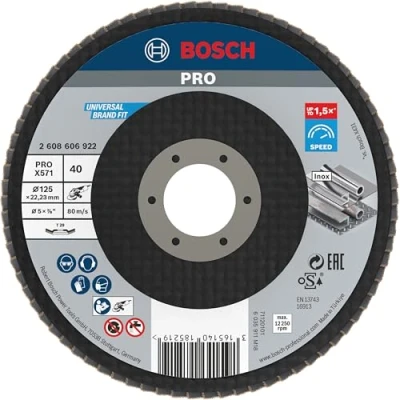 Imagen de Bosch 2 608 606 922 Disco de láminas (125 mm, 22,23 40)