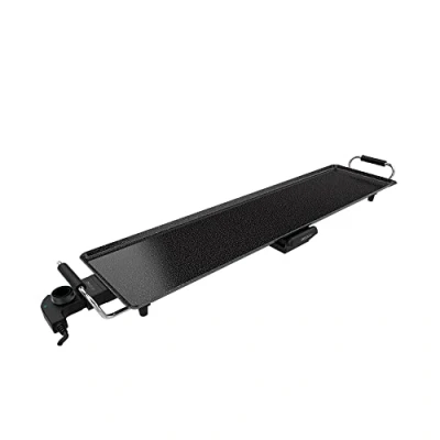 Imagen de Cecotec Plancha de Asar Eléctrica Tasty&amp;Grill 3000 RockWater XXL. 2400 W, Gran superficie 90x22cm, Revestimiento Piedra RockStone, Antiadherente, Termostato Regulable