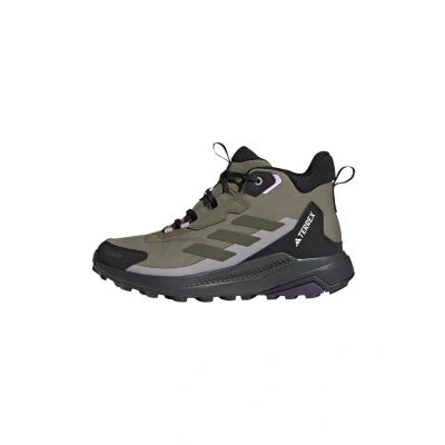 Imagen de adidas Terrex Anylander Mid Rain.RDY Hiking Shoes, Zapatos de Senderismo Mujer, Olive Strata/Night Cargo/Core Black, 38 2/3 EU