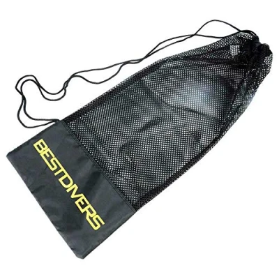 Imagen de Best Divers Ai0915b Bolsa de malla extra 70 x 30 cm, unisex, para adultos, color negro, talla única