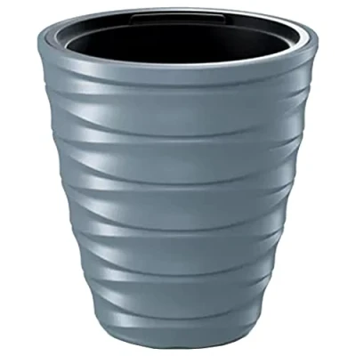 Imagen de Maceta FREZE 28L., Con depósito, dimensiones (mm) 383x383x419, color Gris claro