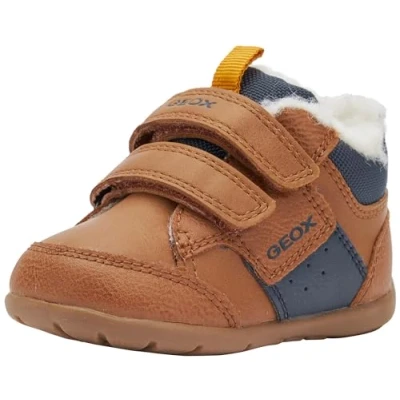 Imagen de Geox B Elthan Boy B, Zapatillas Bebé Niños, Tobacco Navy, 18 EU