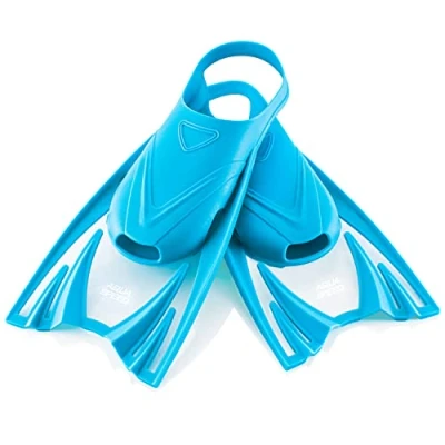 Imagen de Aqua Speed Frog Aletas Cortas para niños Entrenamiento de natación Buceo Azul Tamaño: 25 29 (S)