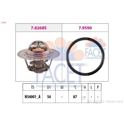 Imagen de Termostato, refrigerante FACET 7.8268