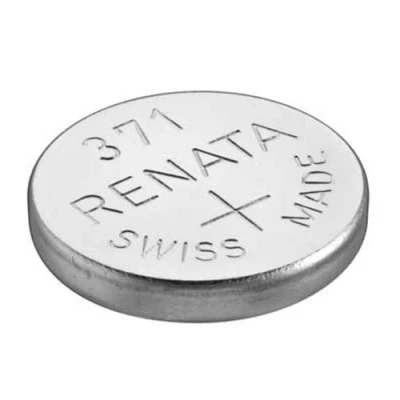 Imagen de Renata 371 SR920SW Pilas para reloj (óxido de plata, 1,55 V, 2 unidades)
