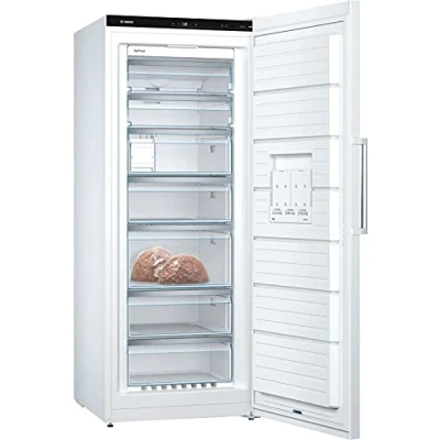 Imagen de Bosch GSN54AWCV Serie 6 Congelador XXL (176 x 70 cm, extra ancho, 327 L, NoFrost nunca más descongelar, iluminación LED uniforme, espacio para grandes congeladores)