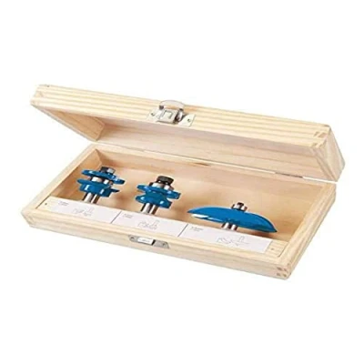 Imagen de Silverline Tools 793749 Juego de fresas TCT 1/2&#039; para puertas, 3 pzas (1/2&#039;)