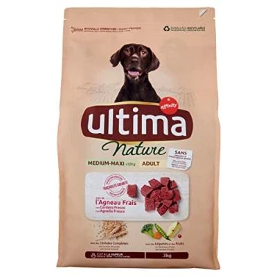 Imagen de Ultima Nature Pienso para Perros Medium Maxi con Cordero 3 kg