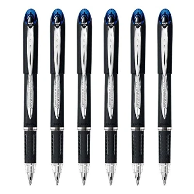 Imagen de Uni Ball Jetstream Rollerball Pen, , Bold Point, 6 Count (Blue, Bold)
