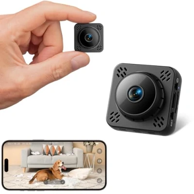 Imagen de Bionadro Mini Camara Espia Vigilancia WiFi Interior con Magnético Almacenamiento Gratuito en la Nube, Detección Movimiento &amp; Visión Nocturna