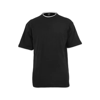 Imagen de Urban Classics Camiseta básica, Hombre, Talla: 3XL, Black,white