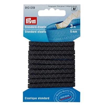 Imagen de Prym Elastic, Black, 9.3 x 5.7 0.7 cm