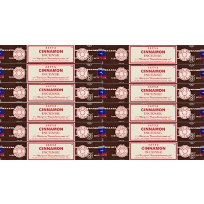 Imagen de B/12 Cinnamon Incense Sticks by Satya
