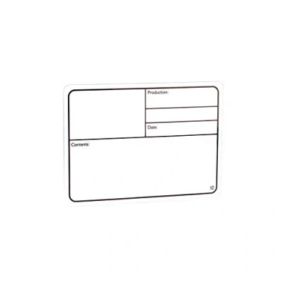 Imagen de Adam Hall Hardware Tour Etiqueta autoadhesiva (177 x 127 mm), color blanco