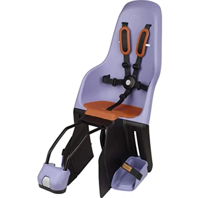 Imagen de Minia for Frame 8405600002 Silla para Bicicleta Trasera con Anclaje en el Cuadro, Apta niños de 9 Meses a 6 años Color Morado., Talla única