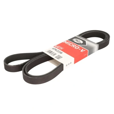 Imagen de GATES Micro V 6PK2238 Correa trapecial poli 2238 6 Poliéster, EPDM (Ethylen Propylen Dien Caucho) MERCEDES BENZ: Clase E Berlina, C Berlina