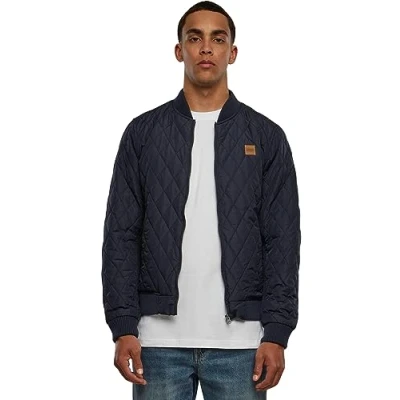 Imagen de Urban Classics Diamond Quilt Jacket Chaquetas bomber, Hombre, Talla: 3XL, Navy