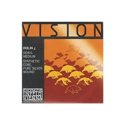 Imagen de Thomastik cuerda para violín 1/4 Vision Sol núcleo sintético, entorchado en plata pura, medio