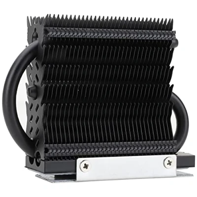 Imagen de Thermalright HR 09 2280 PRO disipador de calor negro SSD, doble cara, tecnología AGHP 2 heatpipes con almohadilla térmica silicona para SSD PC y ordenador