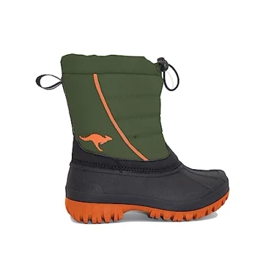 Imagen de KangaROOS K Ben, Botas para Nieve Unisex Adulto, Llama de Oliva, 36 EU