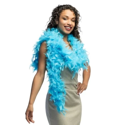 Imagen de Boland Boa de plumas, colores a elegir, longitud aprox. 180 cm, accesorio disfraz, charlestón, años 20, flapper, carnaval, fiesta temática